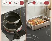 NOXTON NTN-CH604S2-EU 60 cm – płyta ceramiczna do zabudowy, 4 pola, czarna – zdjęcie 3