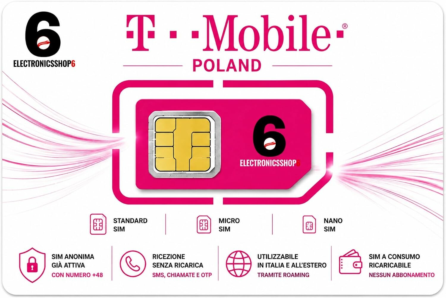 T-Mobile Polska - aktywna karta SIM Prepaid +48, starter bez abonamentu
