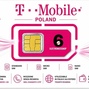 T-Mobile Polska - aktywna karta SIM Prepaid +48, starter bez abonamentu
