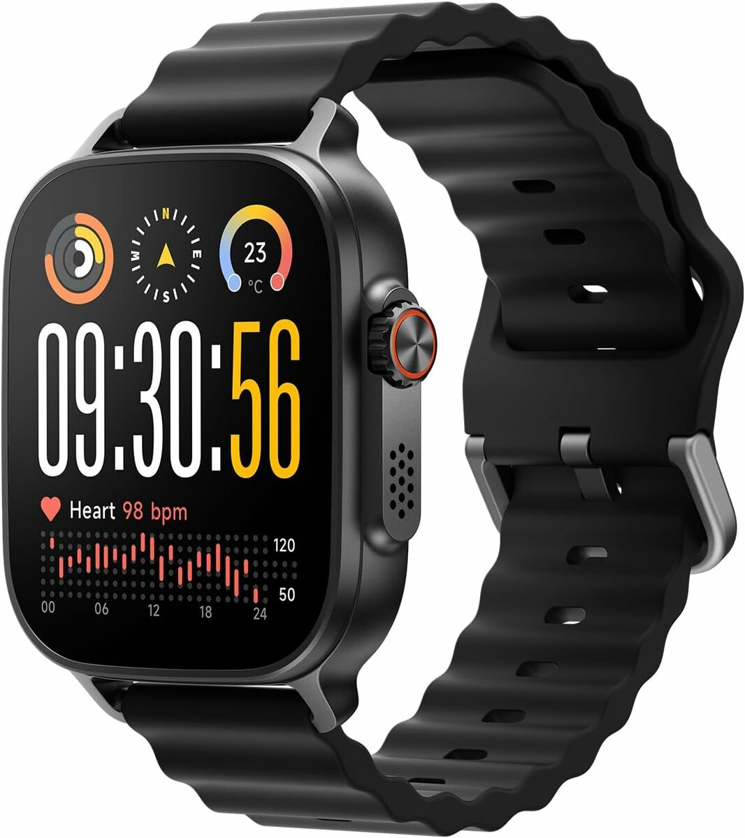 realme Watch 5 AMOLED 1,97" – smartwatch z Bluetooth i NFC, czarny