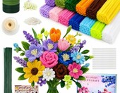 Zyluria – druciki kreatywne chenille do kwiatów DIY, 950 szt. – zdjęcie 1