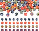 Cheriswelry koraliki syntetyczne malachitowe 8 mm – 100 szt. – zdjęcie 1