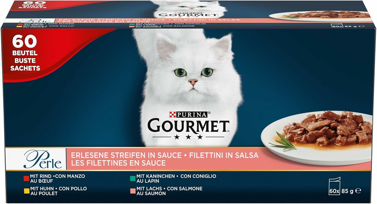Gourmet Perle mokra karma dla kotów 60 x 85 g