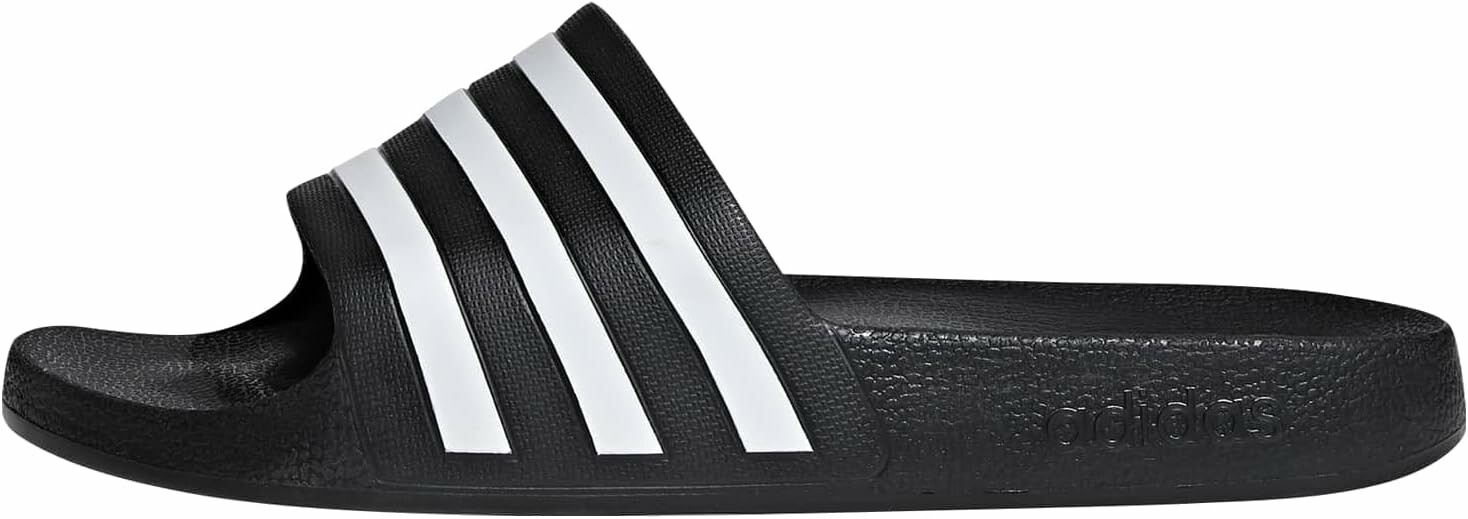 Adidas Adilette Aqua – klapki męskie z wkładką Cloudfoam, czarne