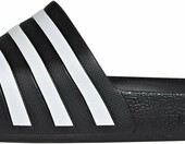Adidas Adilette Aqua – klapki męskie z wkładką Cloudfoam, czarne – zdjęcie 1