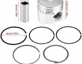 Zestaw tłokowy Keenso 39 mm do silnika GY6 – tłok, pierścienie, sworzeń – zdjęcie 3