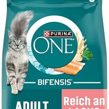 Purina ONE Adult – sucha karma dla kotów z łososiem, 9,75 kg