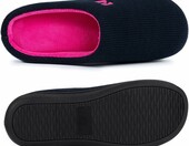 RockDove Original – kapcie damskie dwukolorowe, pianka memory, granat/fuksja – zdjęcie 4