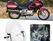 Owiewka motocyklowa Okuyonic na kierownicę, przezroczysta – deflektor uniwersalny – zdjęcie 2