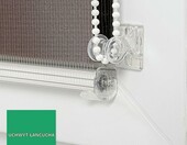 Estika Roleta dzień-noc 80x150 cm Klemmfix bez wiercenia – brązowa – zdjęcie 3