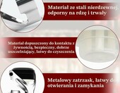 NAEBRO Korki do wina ze stali nierdzewnej 6 szt. – zatyczki barmańskie, srebrne – zdjęcie 5