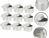 minkissy – 27 aluminiowych pojemników laboratoryjnych na próbki – zdjęcie 2