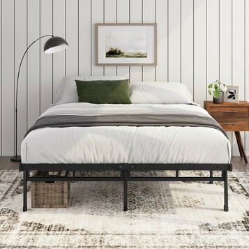 Metalowy stelaż łóżka 140x200 cm Zinus – stan: nowy