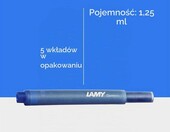 LAMY T10 – zestaw 7x5 nabojów atramentowych do piór wiecznych, wielokolorowe – zdjęcie 3