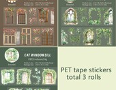 Arpaper – naklejki kwiatowe washi tape do scrapbookingu – zdjęcie 2