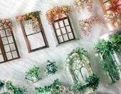 Arpaper – naklejki kwiatowe washi tape do scrapbookingu – zdjęcie 4