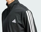 adidas Dres męski Basic z 3 paskami – bluza i spodnie, czarny – zdjęcie 2