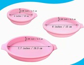 MICREEN Formy silikonowe do ciasta – zestaw 6 szt., 10/15/20 cm – zdjęcie 2