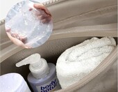 BAGSMART Torba podróżna 24 L wodoodporna – kolor wielbłądzi – zdjęcie 4