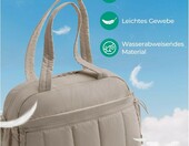 BAGSMART Torba podróżna 24 L wodoodporna – kolor wielbłądzi – zdjęcie 5