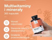 HealthyWorld Multiwitaminy i Minerały – kapsułki dla sportowców, 365 szt. – zdjęcie 2