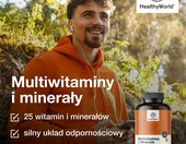 HealthyWorld Multiwitaminy i Minerały – kapsułki dla sportowców, 365 szt. – zdjęcie 5
