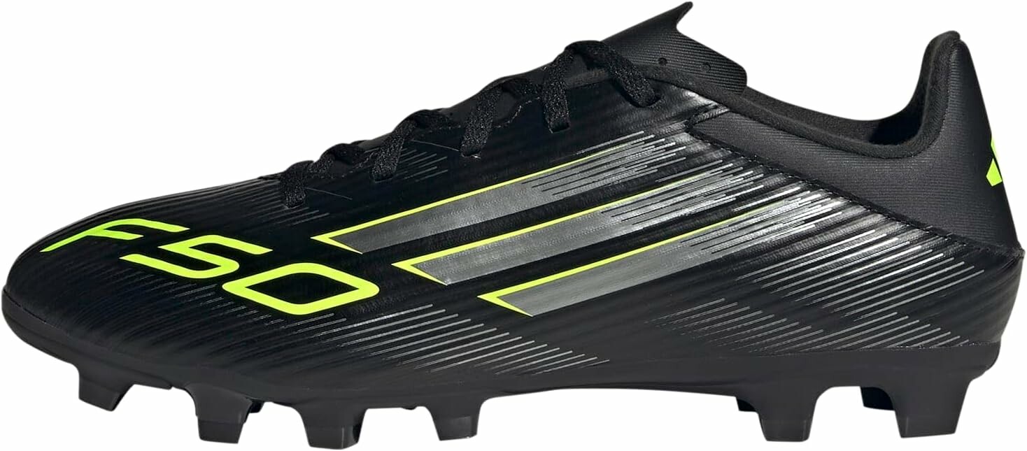 adidas F50 Club FG/MG – korki piłkarskie, czarne, model NIL96