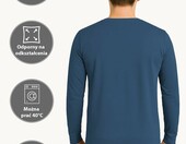 ALPIDEX Zestaw 4 koszulek męskich z długim rękawem, bawełna – zdjęcie 5