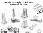 Aarcyye zestaw normalii 460 szt. – śruby, nakrętki i podkładki M2,5–M8 – zdjęcie 5