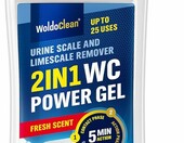 WoldoClean 2w1 – żelowy odkamieniacz do WC 1 l, kamień moczowy i wapienny – zdjęcie 1