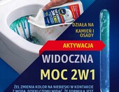 WoldoClean 2w1 – żelowy odkamieniacz do WC 1 l, kamień moczowy i wapienny – zdjęcie 2
