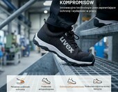 Uvex Coreguard S1 – półbuty robocze męskie, czarne, nosek stalowy – zdjęcie 2