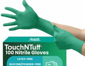 Ansell TouchNTuff rękawiczki jednorazowe nitrylowe, rozmiar L, 100 szt. – zdjęcie 1