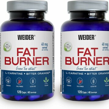 Spalacz tłuszczu Weider Fat Burner 2x120 (stan nowy)