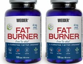Weider Fat Burner 2x120 kaps. – spalacz tłuszczu z L-karnityną i chromem – zdjęcie 1