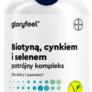 Biotyna + Cynk + Selen Gloryfeel (stan nowy)