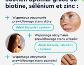 Gloryfeel Biotyna + Cynk + Selen – 400 tabletek na skórę, włosy, paznokcie – zdjęcie 3