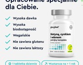 Gloryfeel Biotyna + Cynk + Selen – 400 tabletek na skórę, włosy, paznokcie – zdjęcie 5