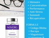 NOVERG Pamięć i Koncentracja – Ginkgo Biloba, Bacopa, Magnez, 90 kaps. – zdjęcie 2