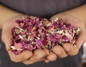 Naturalne konfetti weselne z suszonych płatków, biodegradowalne, 20 saszetek – zdjęcie 4
