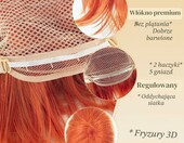 Gairyan Peruka cosplay krótka – granatowa peruka do przebrań unisex – zdjęcie 5