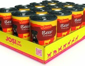 JosiDog Wołowina w sosie 12x415g – mokra karma dla dorosłych psów – zdjęcie 1