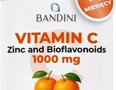 Bandini Witamina C 1000 mg + Cynk – 210 tabletek na odporność – zdjęcie 1