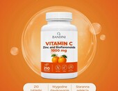 Bandini Witamina C 1000 mg + Cynk – 210 tabletek na odporność – zdjęcie 4