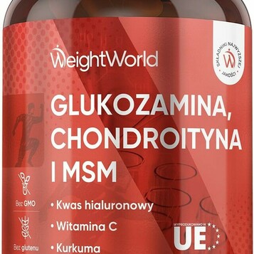 180 kaps. na stawy WeightWorld Glukozamina (stan nowy)