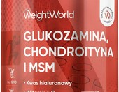 WeightWorld Glukozamina Chondroityna MSM – 180 kaps. na stawy i kości – zdjęcie 1