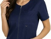 B-well Stella – bluza medyczna damska kasak, niebieska, 3XL – zdjęcie 3