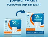 WhyWorry Majtki chłonne unisex rozmiar L, 104 szt. – zdjęcie 4