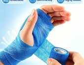 ANAMPION Bandaż samoprzylepny elastyczny 9 rolek 7,5 cm x 4,5 m – zdjęcie 2
