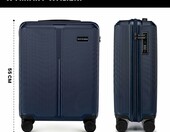 WITTCHEN Stripes Line walizka kabinowa mała ABS na 4 kółkach, granatowa – zdjęcie 2